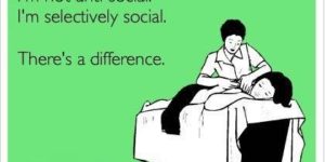 I’m not anti-social.