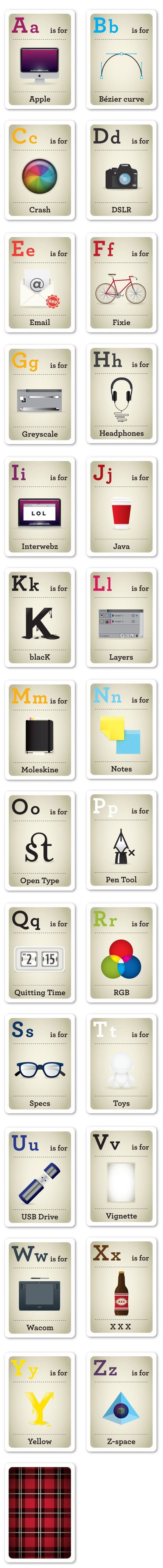 Design nerd flash cards.