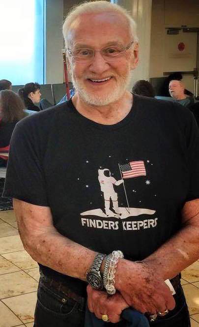 Buzz Aldrin owns the moon.