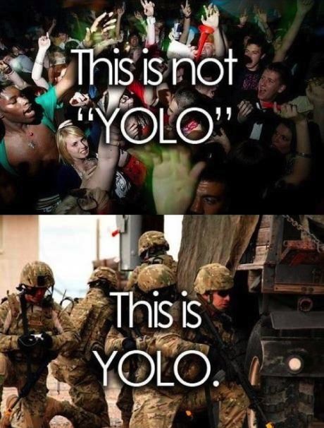 Correct use of YOLO.