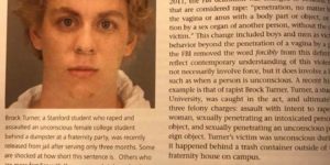 Brock Turner is now the face for rape in Criminology 101 textbooks.