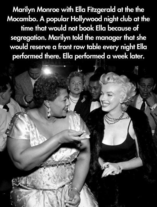 Something You Probably Didn't Know About Marilyn And Ella