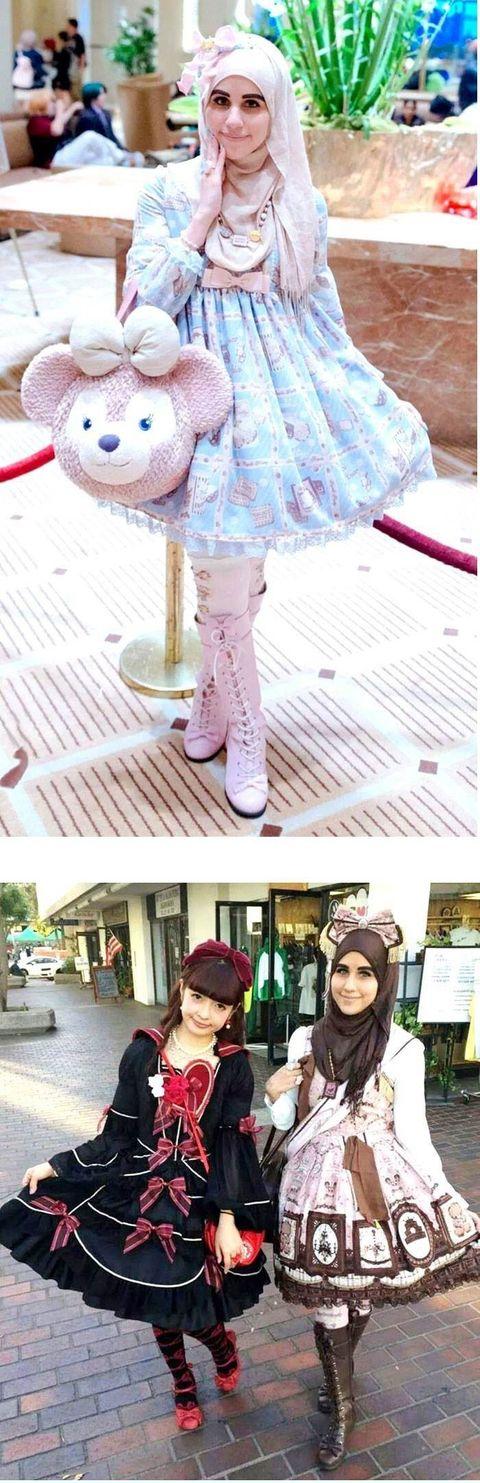 Muslim women inspired by Japanese Fashion