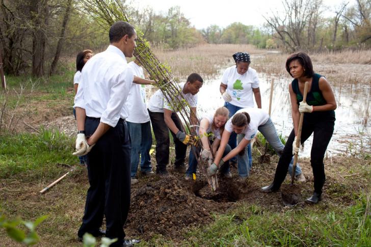 Supervising. Thanks Obama.