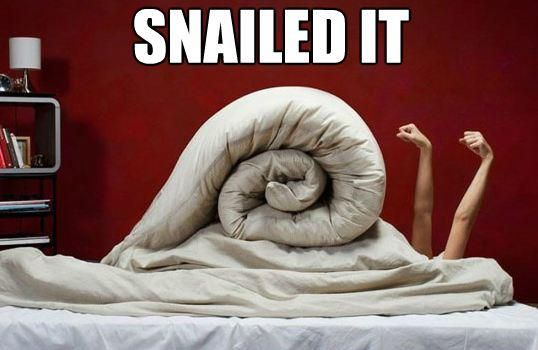 Snailed it.