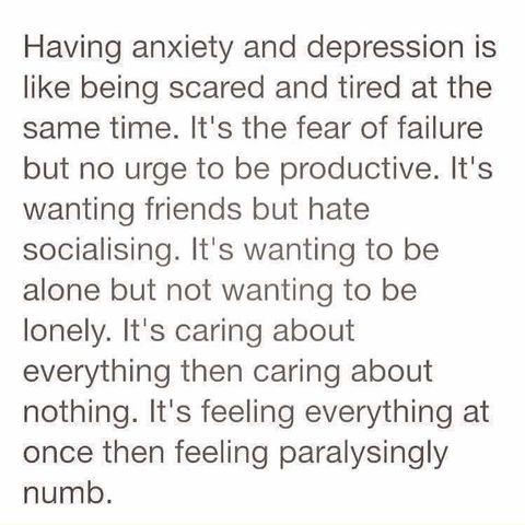 Anxiety + Depression =