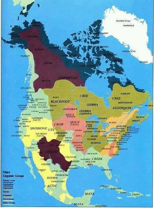 Map of North America