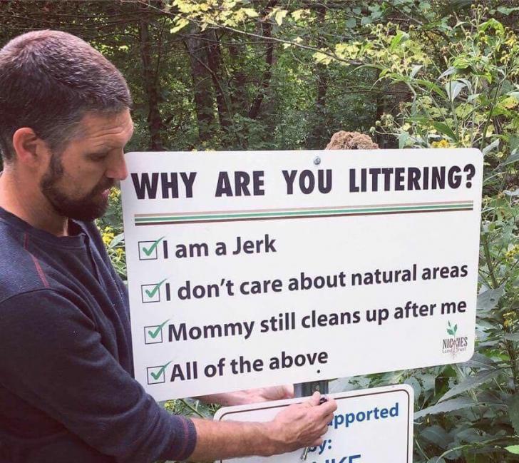 These signs should be on every trail.