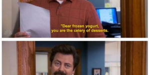 Dear frozen yogurt