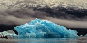 Blue Iceberg in Greenland