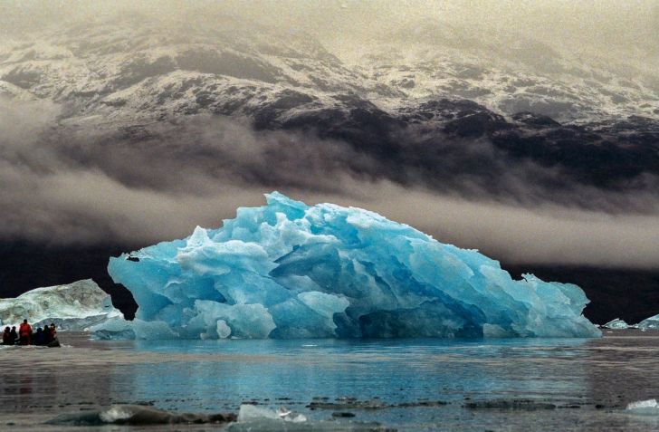 Blue Iceberg in Greenland