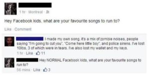 Hey Facebook Kids What Are Your Favourite Songs To Run To?