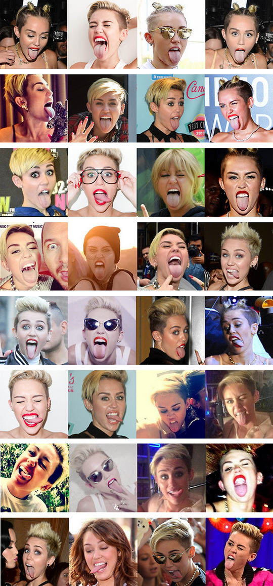 Miley Cyrus lately.