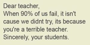 Some Teachers Don’t Get It