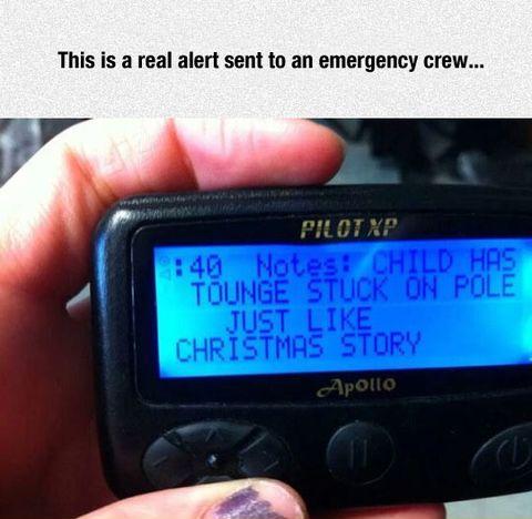 Real emergency