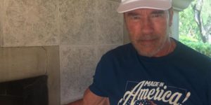 Arnold Schwarzenegger weights in on the election