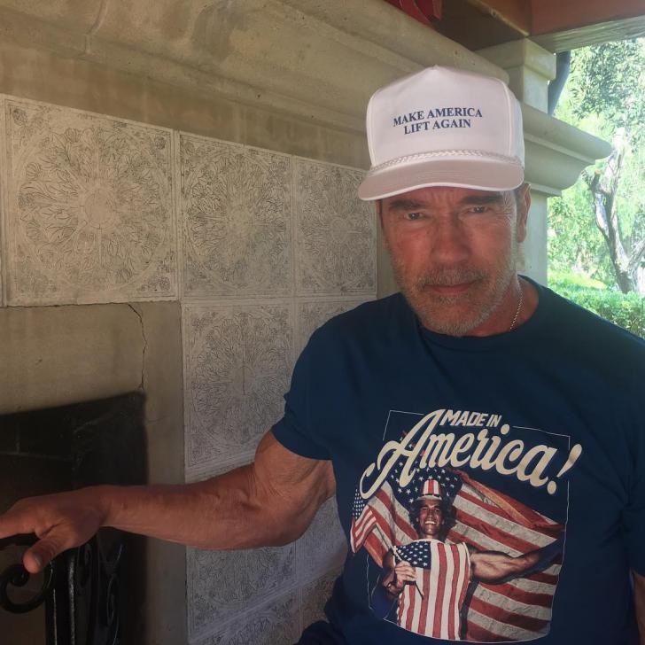 Arnold Schwarzenegger weights in on the election