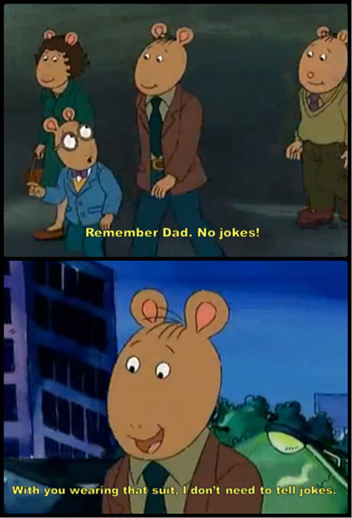Arthur's dad was kind of a jerk...