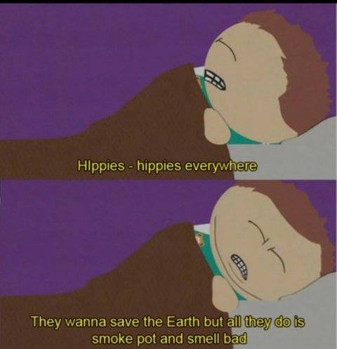 Hippies - hippies everywhere!
