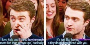 Daniel Radcliffe On Children