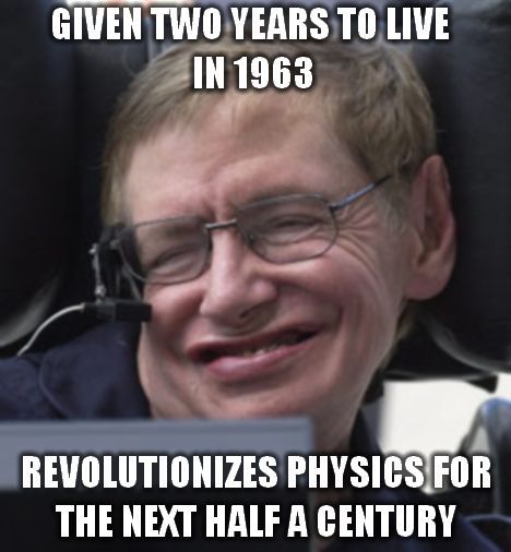 Good Guy Stephen Hawking.