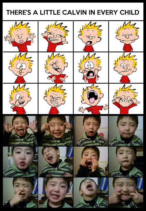 There's a little Calvin in every child.