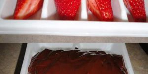 Ice Tray, Strawberries, Chocolate…Boom