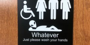 Restroom Signs at Area 51