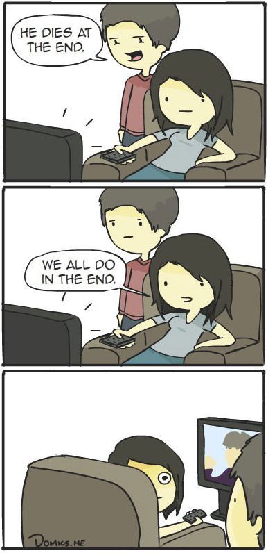 How to deal with people who spoil endings.