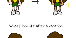 Normal people vs me after a vacation