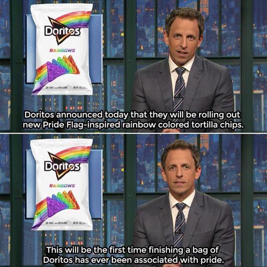 Rainbow Doritos