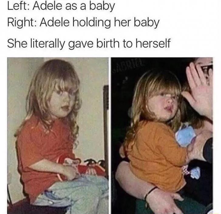 Adele has officially cloned herself.