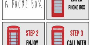 How to use a phone box.