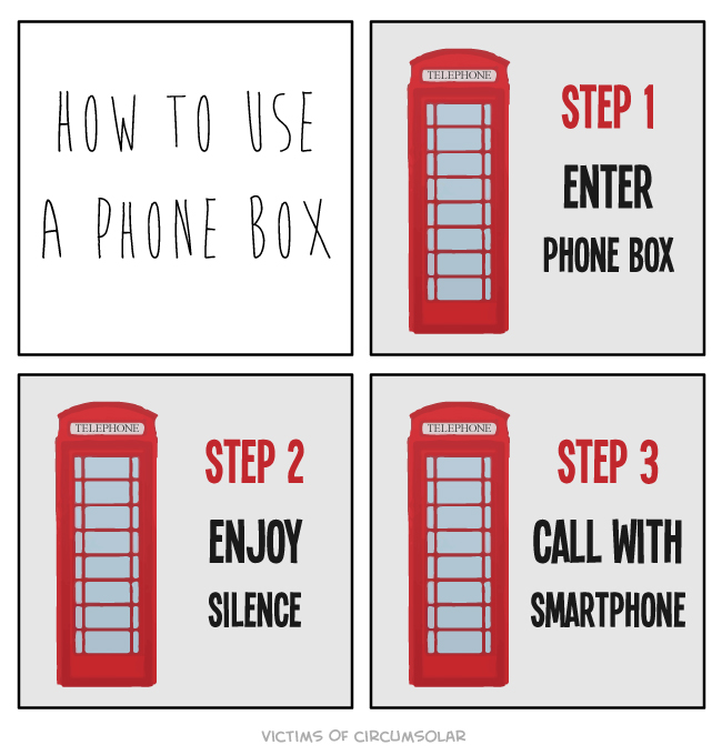 How to use a phone box.