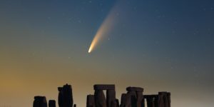 NEOWISE over Stonehenge