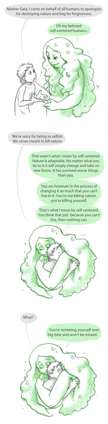 A conversation with Mother Earth.