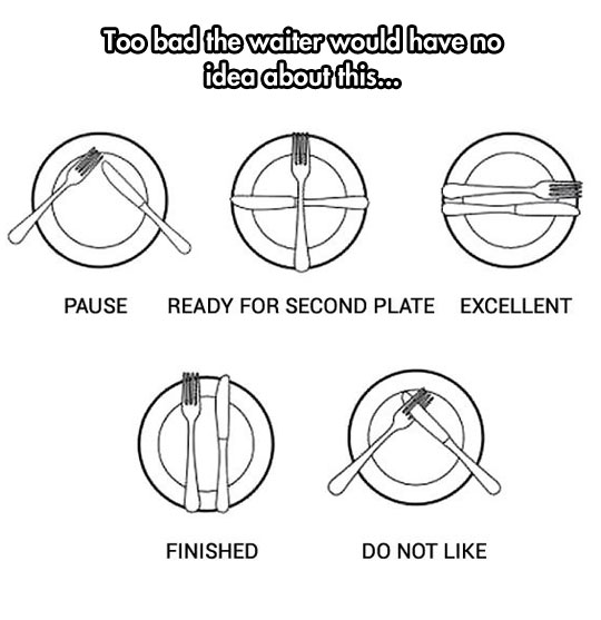 Clever utensils.