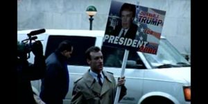 There’s a ‘Trump for President’ sign in Rage Against The Machine’s video for ‘Sleep Now in the Fire’…from 16 years ago