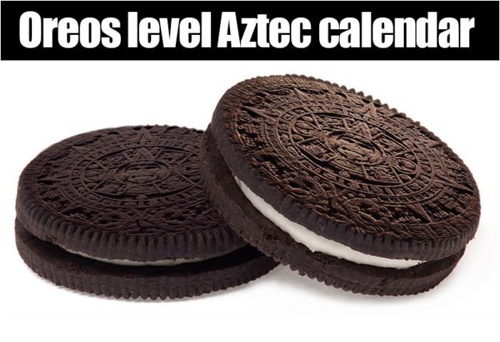 Oreos level Aztec calendar.