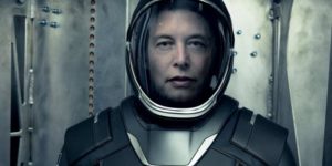 Elon Musk wearing SpaceX’s new spacesuit prototype