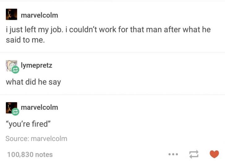 Left my job