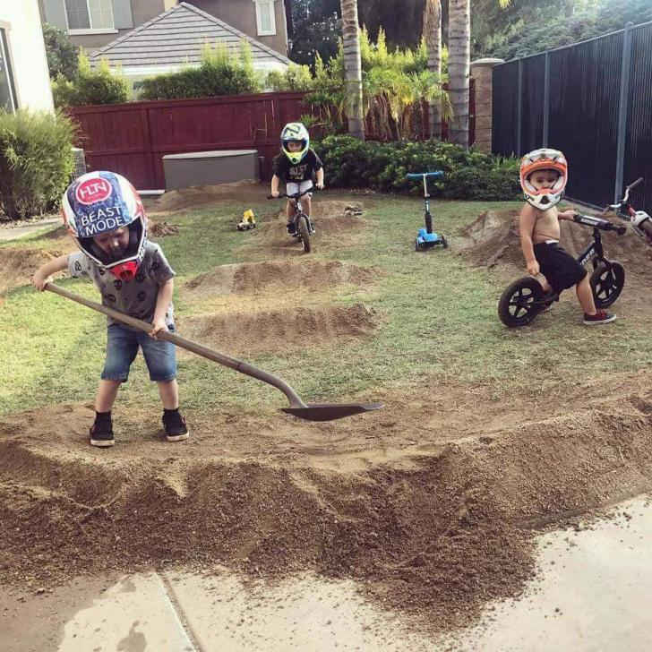 If you give a kid a shovel...