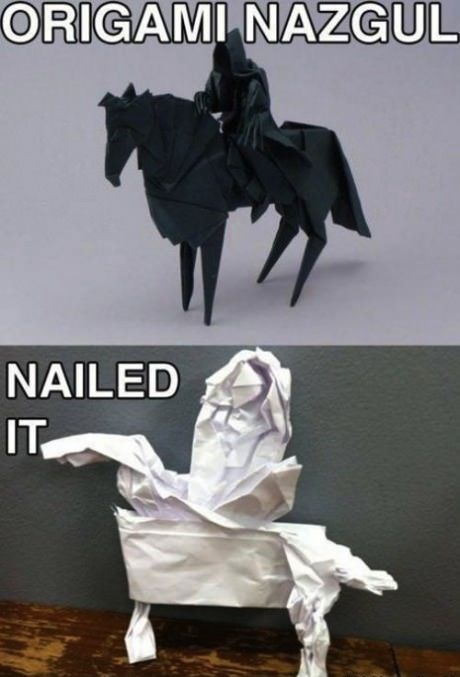 Origami Nazgul.