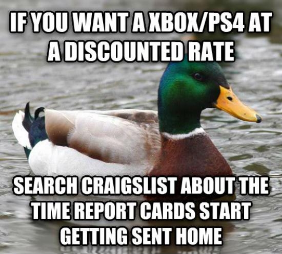 If you want an XBOX/PS4 at a discounted price...