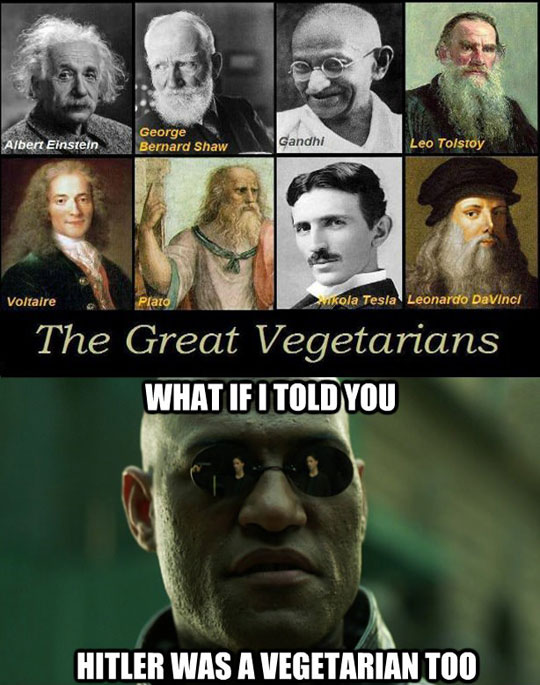 The great vegetarians.