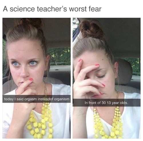 A science teachers worst fear