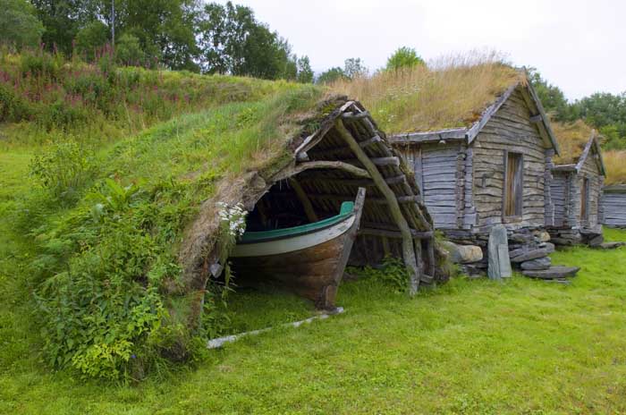 Old boathouse in Norway