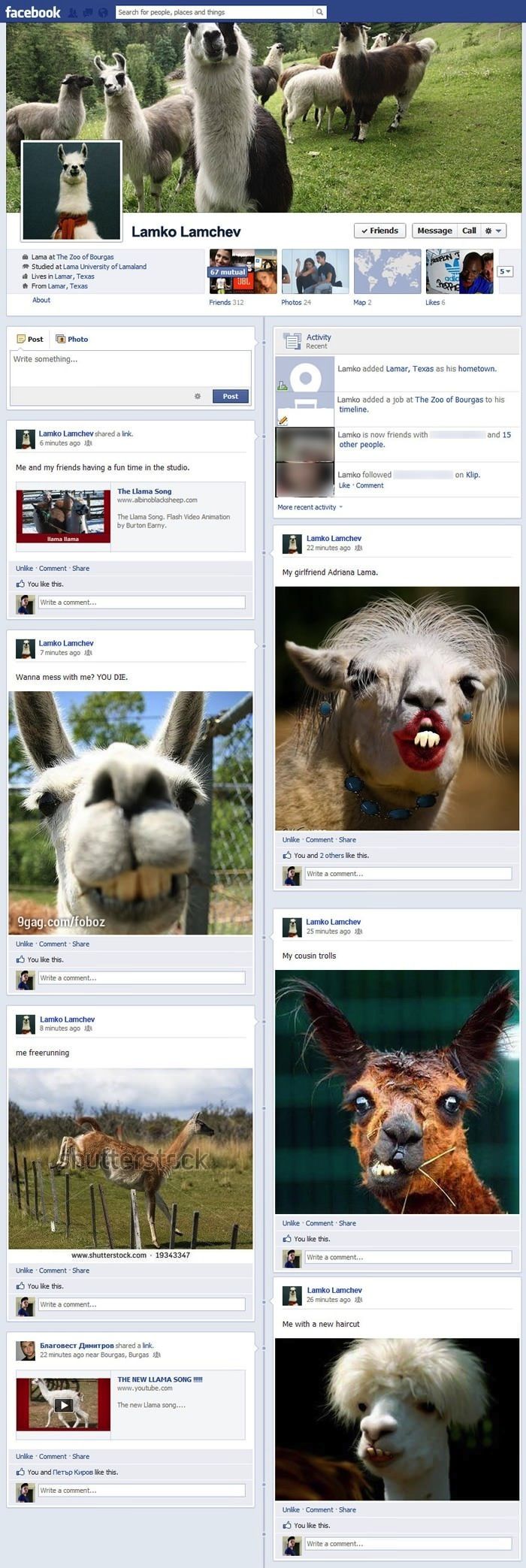 Left my Facebook open for ten minutes!