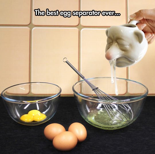The best egg separator ever. 