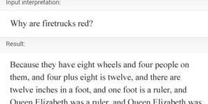 Why are firetrucks red?